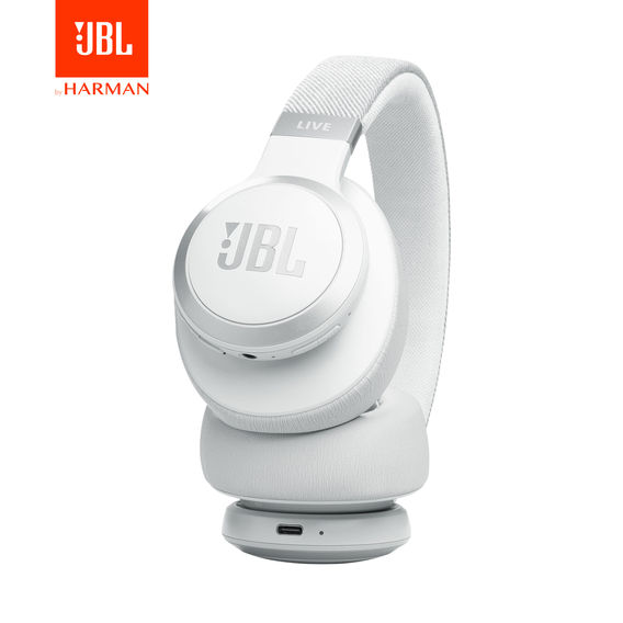 JBL Live 770 BT ANC Headphones - White