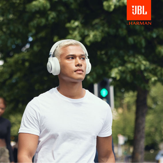 JBL Live 770 BT ANC Headphones - White JBL Live 770 BT ANC Headphones - White