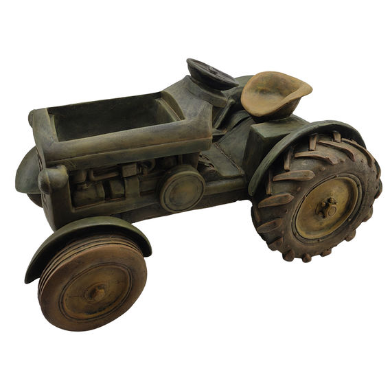 56x30cm Large Garden Tractor with Pot Holder 56x30cm Large Garden Tractor with Pot Holder