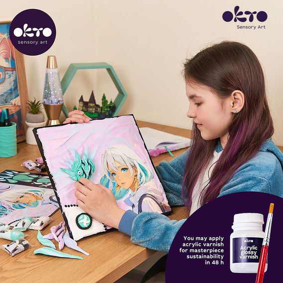 Okto DIY 3d Painting Bundle - Manga