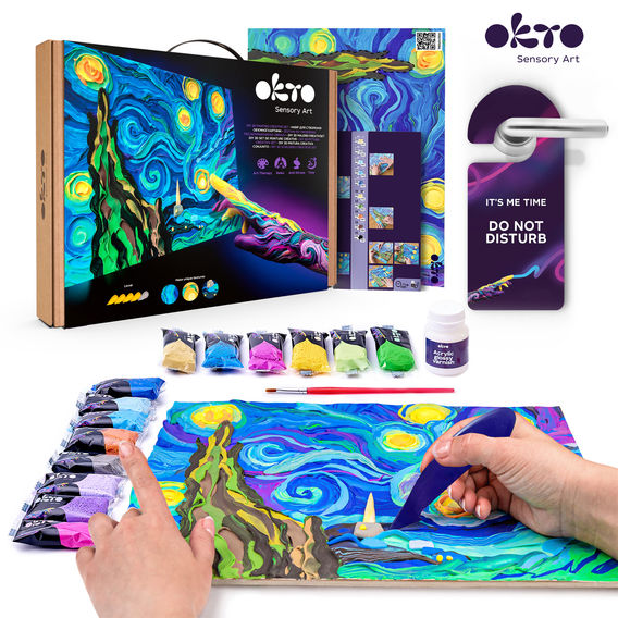 OKTO Sensory Art Bundle Van Gogh OKTO Sensory Art Bundle Van Gogh