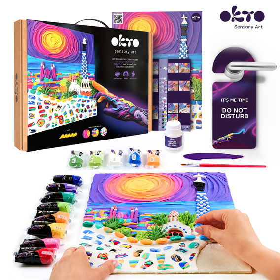 OKTO Sensory Art Bundle City Skylines OKTO Sensory Art Bundle City Skylines