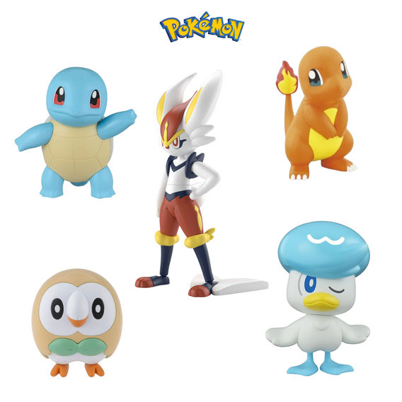 Pokemon Starters Model Kit Bundle
