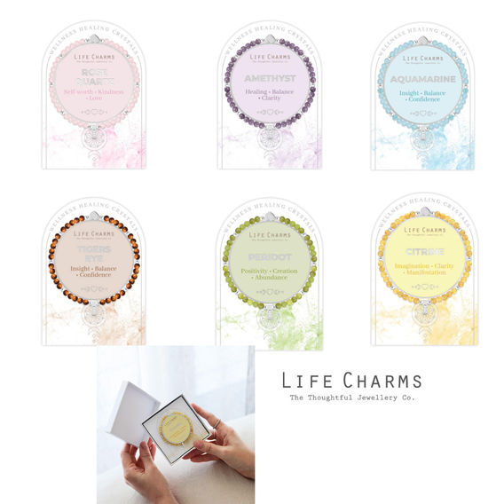 Life Charm Healing Stone Bracelet Bundle