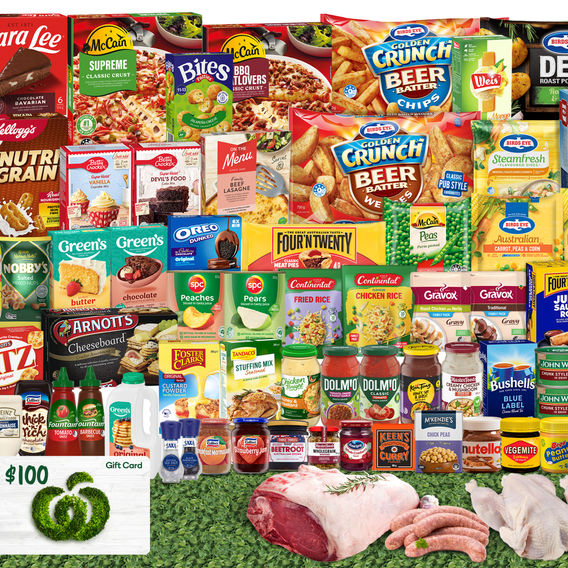 Mega Christmas with Freebee + $100 Woolies Card