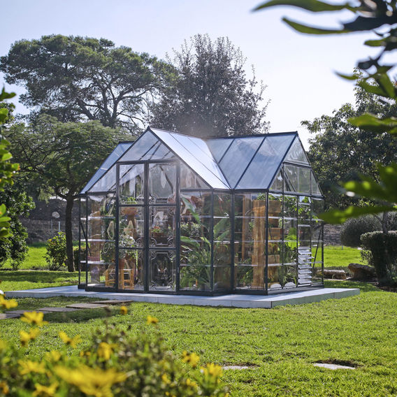 Canopia Victory Orangery Greenhouse - Grey Frame