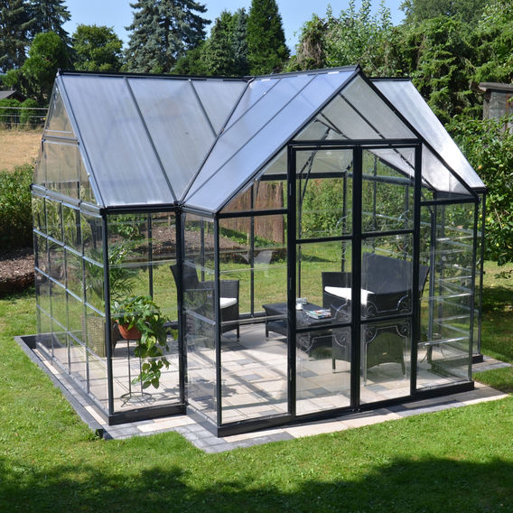 Canopia Victory Orangery Greenhouse - Grey Frame