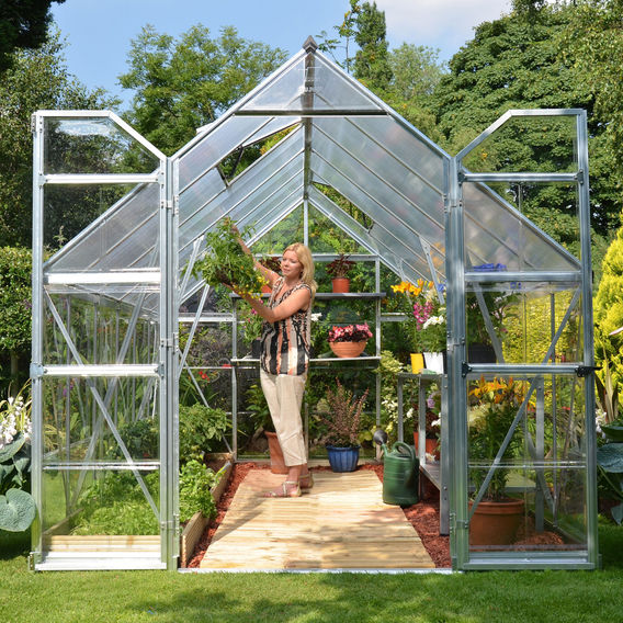 Canopia Balance Greenhouse 8' x 12' - Silver Frame Canopia Balance Greenhouse 8' x 12' - Silver Frame
