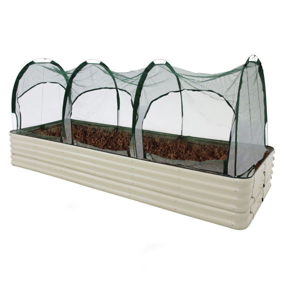 Maze Raised Garden Bed (Height 43cm) with 3m Net Tunnel