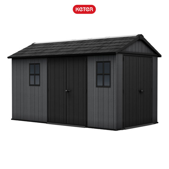 Keter Newton Plus Double Door Shed 7.5x13' (2.3 x 4.0m)