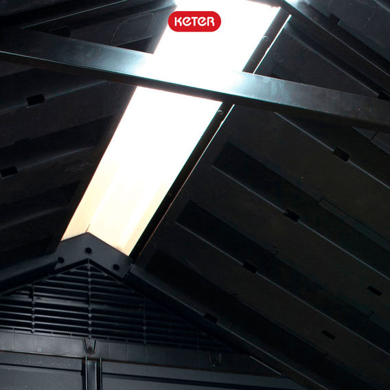 Keter Newton Plus Double Door Shed 7.5x13' (2.3 x 4.0m)