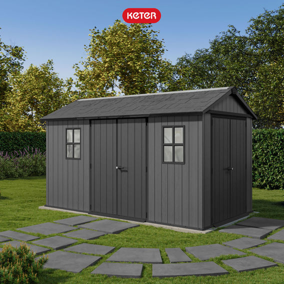 Keter Newton Plus Double Door Shed 7.5x13' (2.3 x 4.0m) Keter Newton Plus Double Door Shed 7.5x13' (2.3 x 4.0m)