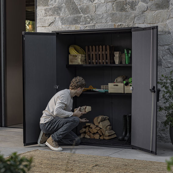 Keter Cortina Alto Cabinet Shed Keter Cortina Alto Cabinet Shed