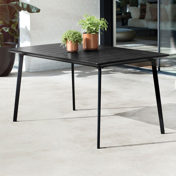 Keter Metaline Metal Look Dining Set - 7PCE