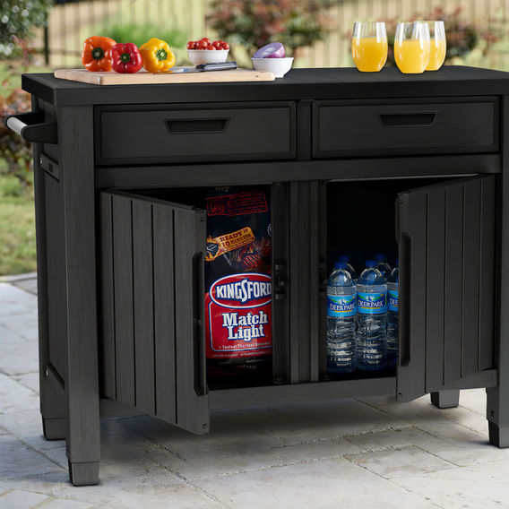 Keter Unity XL Drawers Outdoor Buffet Cabinet