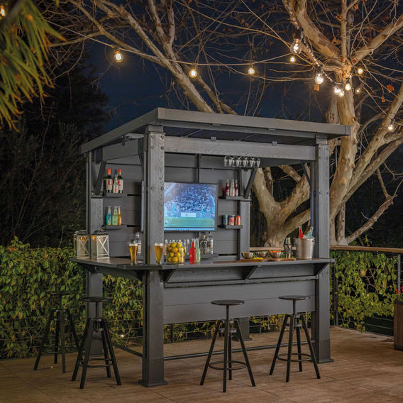 Keter Bar Gazebo - Grey Keter Bar Gazebo - Grey