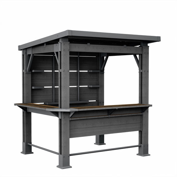 Keter Bar Gazebo - Grey