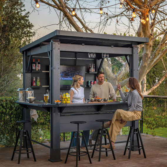 Keter Bar Gazebo - Grey Keter Bar Gazebo - Grey