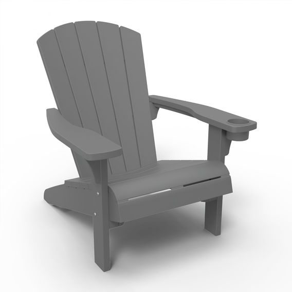 Keter Alpine Adirondack Chair - Grey