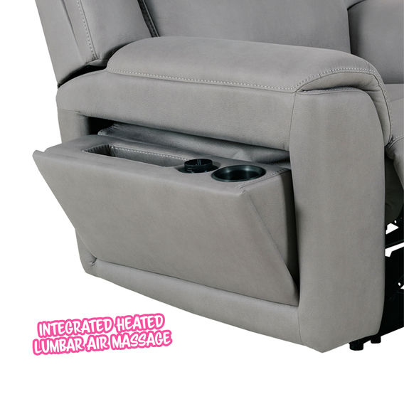 Monarch 2 Seat Electric Recliner Brahma Ash