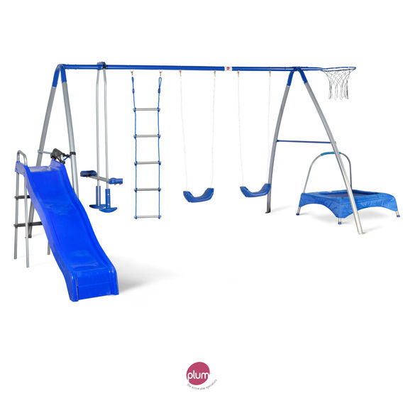 Plum® 8 station Metal Swing Set Plum® 8 station Metal Swing Set
