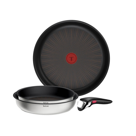 Tefal Emotions 4-Piece Ingenio Non-Stick Frypan Set & Handle