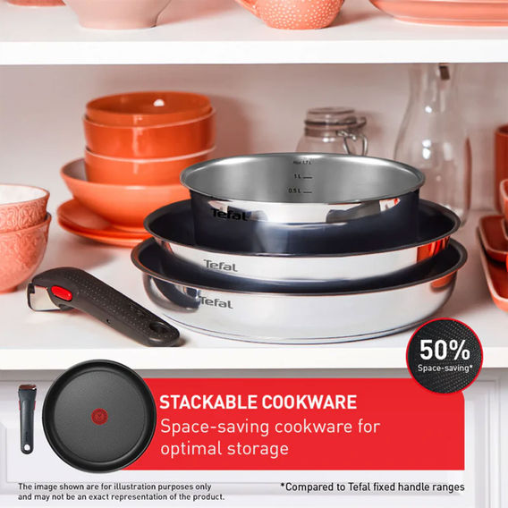 Tefal 'Cook & Eat' 5-Piece Ingenio Stackable Cookware Set Tefal 'Cook & Eat' 5-Piece Ingenio Stackable Cookware Set