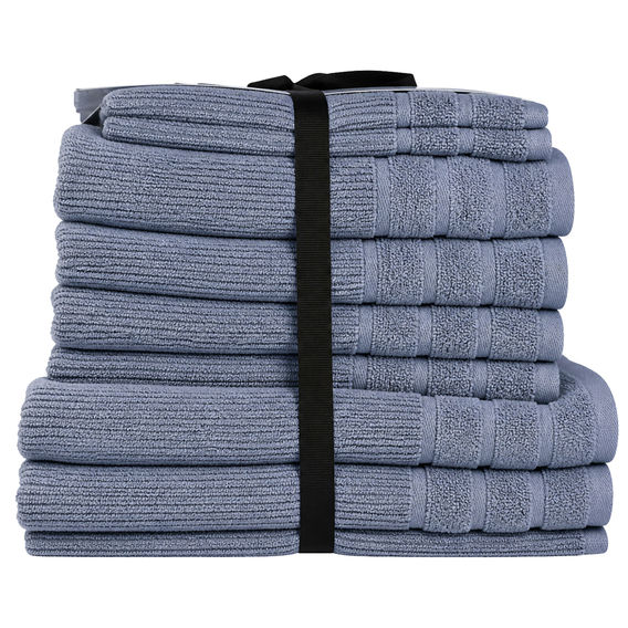 Cairo 11 Piece Towel Pack  - Mercury