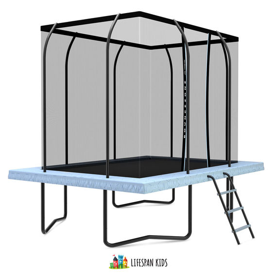Lifespan Kids BounceZone M Rectangular Spring Trampoline Set Lifespan Kids BounceZone M Rectangular Spring Trampoline Set