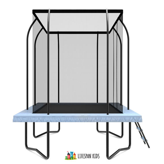 Lifespan Kids BounceZone M Rectangular Spring Trampoline Set