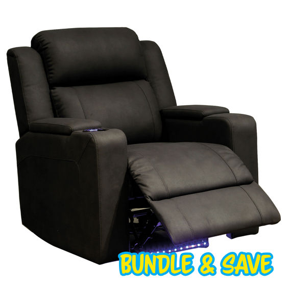 Academy 3-Seater Bundle Black (Save $109.20)