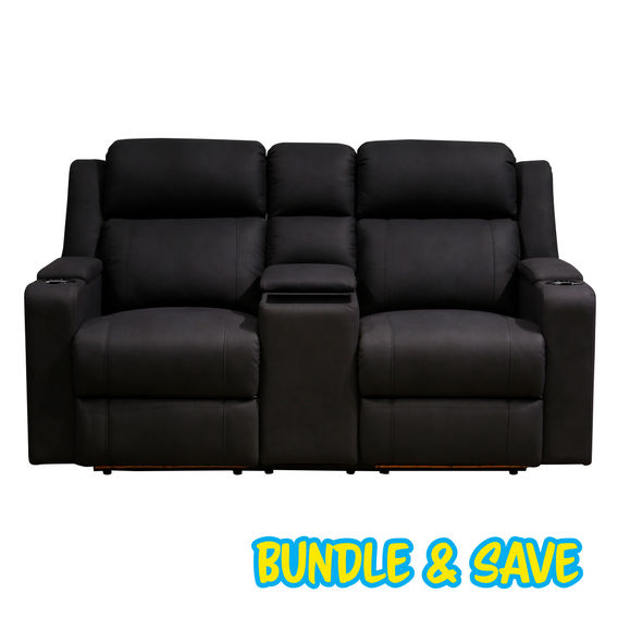Academy 2-Seater Bundle Black (Save $109.20)