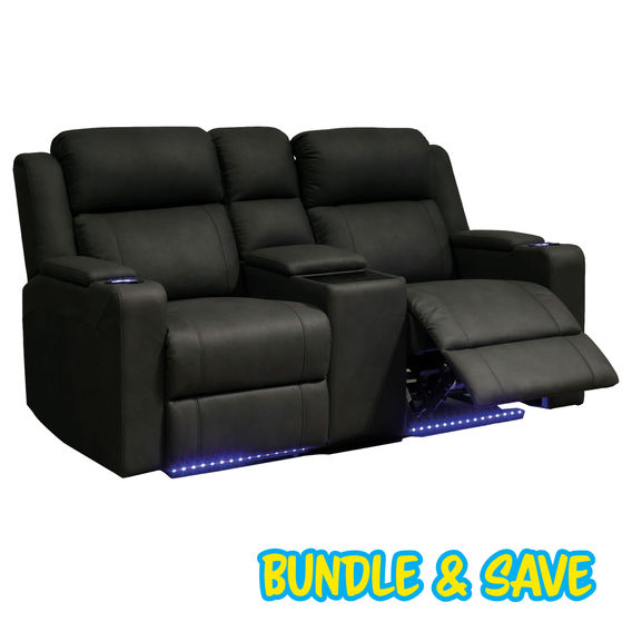 Academy 2-Seater Bundle Black (Save $109.20)
