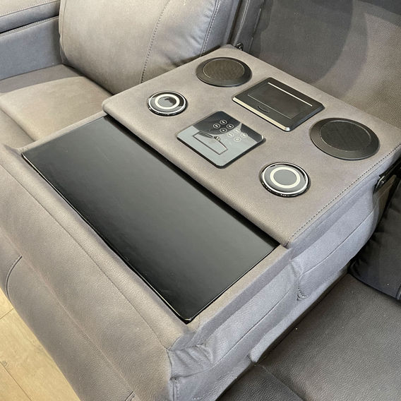 Academy 3-Seater Recliner Grey Academy 3-Seater Recliner Grey