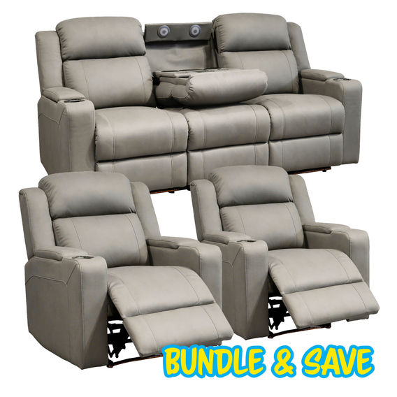 Academy 3-Seater Bundle Grey (Save $109.20) Academy 3-Seater Bundle Grey (Save $109.20)