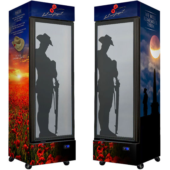 Lest We Forget Bar Fridge - 370L Lest We Forget Bar Fridge - 370L