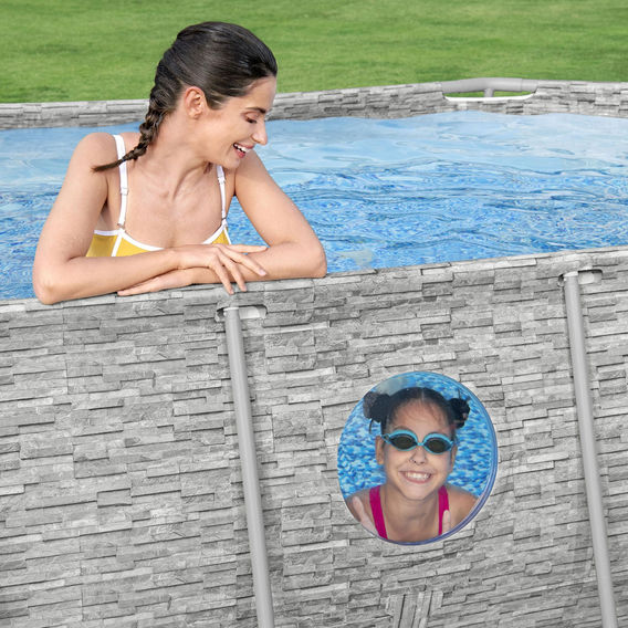Bestway Steel Pro MAX 4.27m Splashview Oval Pool Set
