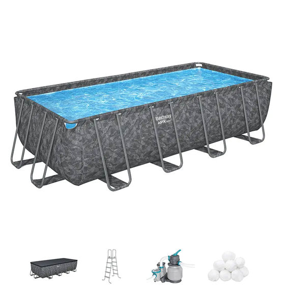 Bestway APX 365 5.49m Rectangular Pool Set Bestway APX 365 5.49m Rectangular Pool Set