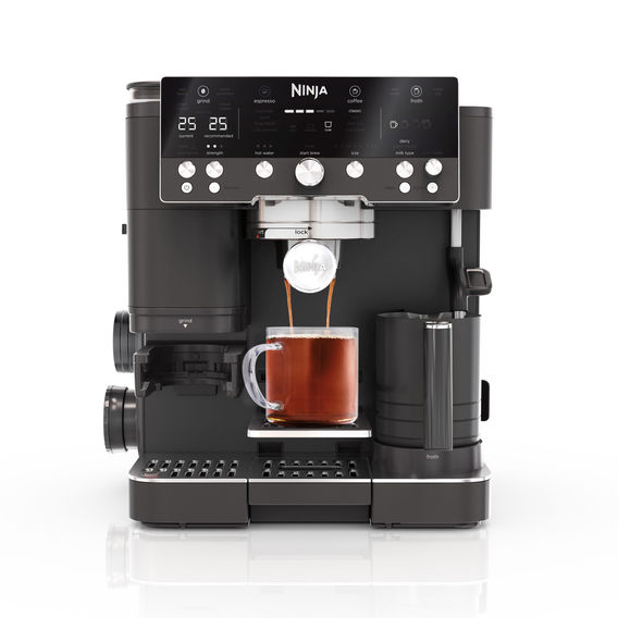 Ninja Luxe Cafe Premier Espresso Machine Midnight Black
