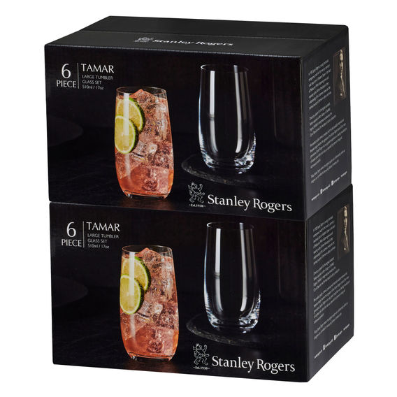 Stanley Rogers Tamar 510ML 12PC Tumbler set Stanley Rogers Tamar 510ML 12PC Tumbler set