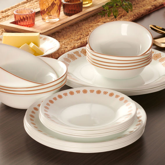Corelle® Vitrelle Butterfly Gold 16 Piece Set Corelle® Vitrelle Butterfly Gold 16 Piece Set