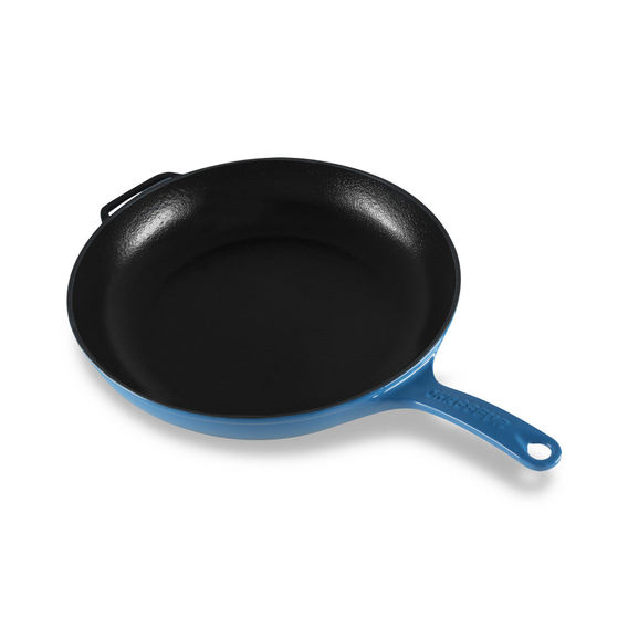 CHASSEUR Fry Pan with Cast Handle 28cm Sky Blue CHASSEUR Fry Pan with Cast Handle 28cm Sky Blue