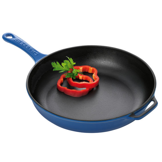 CHASSEUR Fry Pan with Cast Handle 28cm Sky Blue