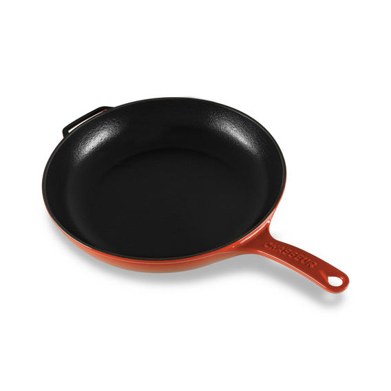 CHASSEUR Fry Pan with Cast Handle 28cm Inferno Red