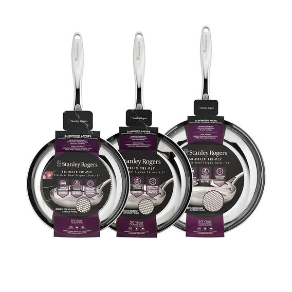Stanley Rodgers SR-Helix 3 Piece Frypan Bundle