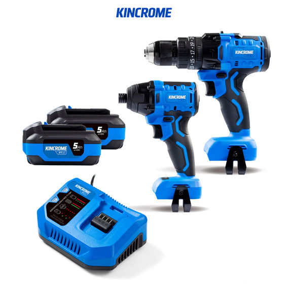 Kincrome 18V 2pc Drill & Impact Driver Combo Kit Kincrome 18V 2pc Drill & Impact Driver Combo Kit