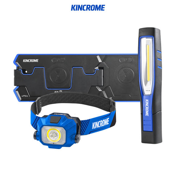 Kincrome Wireless Charging Inspection Light & Headlamp Kit