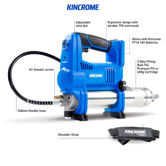 Kincrome 18V Grease Gun Combo Kit