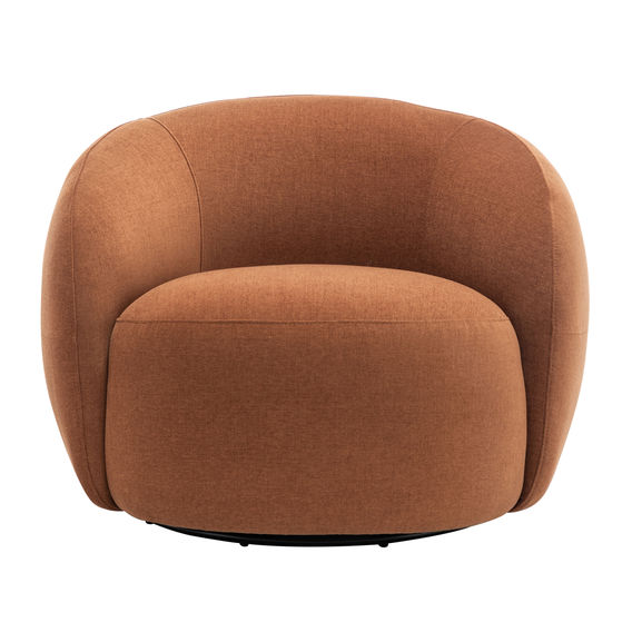 Lilly Swivel Chair  - Rust