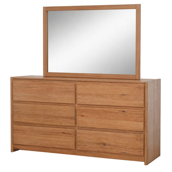 Seabrook 6-Drawer Dresser With Mirror